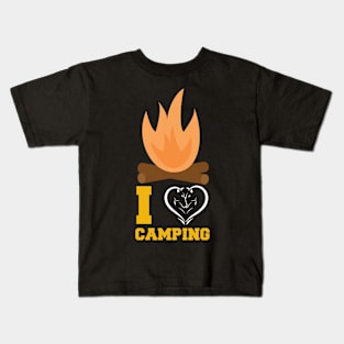 I love Camping T Shirt For Women Men Kids T-Shirt